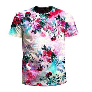 T-shirts en Polyester personnalisés Logo imprimé OEM/ODM, échantillon personnalisé chemise unie pour hommes - Product Image 1