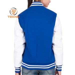 Vente en gros vestes d'université pour femmes vestes de baseball pour femmes de l'université pour l'hiver personnalisées fabricant OEM - Product Image 2