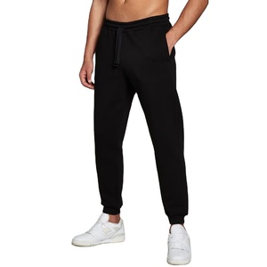 Pantalones Deportivos de Alta Calidad para Hombre, 100% Algodón, Corte Recto Personalizado, Antiarrugas, Pantalones de Chándal de Felpa, Ajuste Holgado - Product Image 1