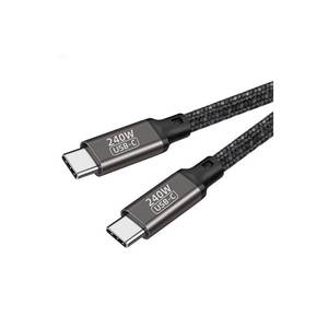 Cable de Datos Netzy QG02 Tipo-C PD3.1, 240W, 480Mbps, 3M, Carga Rápida 3A, 5M-SAFA, Negro, Cable de Carga para Teléfono Móvil, Caja, 2 Años de Garantía - Product Image 3