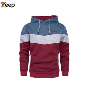 Custom Design Casual Winter Print Cotton Polyester <b>Men</b> <b>Hoodies</b> Breathable Quick Dry Jersey Fabric High Quality Lightweight - Product Image 1