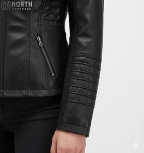 แจ็กเก็ตถักหนังแท้ของผู้หญิงสำหรับฤดูหนาวสินค้าใหม่ - Product Image 3