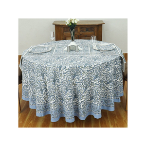 Private Label 100% Cotton Floral <b>White</b> Embroidered 60x108 Sustainable Handmade OEM ODM GOTS Certified <b>Table</b> <b>Cloth</b> MOQ Friendly - Product Image 4