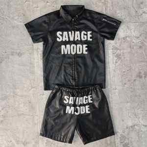 Camisas de Manga Corta Personalizadas para Hombre, con Botones, Cuello Solapa, Estilo Casual, de Lona, con Patrón Sólido, Tejidas, Transpirables, Conjunto de Verano - Product Image 5