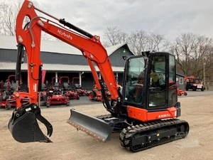 รถขุดขนาดเล็ก Kubota KX057-6 3.7 ตัน เครื่องยนต์ดีเซล ระบบไฮดรอลิก แบบตีนตะขาบ พร้อมกำลังแรงและห้องโดยสารสำหรับขาย - Product Image 2
