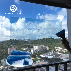 Bloques de película de tierras raras 99% UV IR calor reflectante fácil rasgar privacidad película de ventana aislante diurna para construcción de casas - Product Image 1