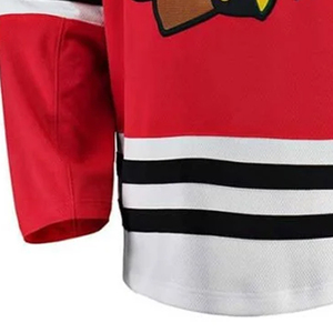 เสื้อเจอร์ซีย์เล่นฮ็อกกี้น้ำแข็งผ้าทอลายทแยงพร้อมคอวีแบบคลาสสิก180 230สำหรับผู้เล่นฮ็อกกี้น้ำแข็ง - Product Image 3