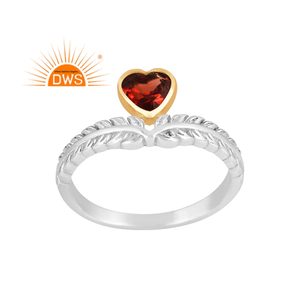 Latest Design Fine Sterling Silver Natural Garnet Gemstone <b>Statement</b> <b>Ring</b> Custom Jewelry For Women Gift For Her - Product Image 1
