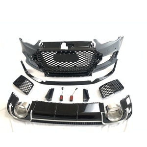 <span class=keywords><strong>Calandre</strong></span> de style RS3 pour <span class=keywords><strong>Audi</strong></span> <span class=keywords><strong>A3</strong></span> 8V mise à niveau vers RS3 grille de pare-chocs en nid d'abeille 2014 <span class=keywords><strong>2015</strong></span> 2016 facelift noir brillant - Product Image 4