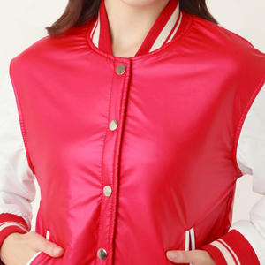 แจ็กเก็ตเลตเตอร์แมนแจ็กเก็ตเบสบอลฤดูหนาวปักลายด้วยผ้ากำมะหยี่ออกแบบได้ตามต้องการ - Product Image 6