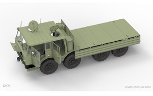 CrossRC DC8 1/12 <span class=keywords><strong>8x8</strong></span> Kit de <span class=keywords><strong>camion</strong></span> brossé <span class=keywords><strong>Tatra</strong></span> Châssis de colonne vertébrale Transmission à 2 vitesses Échelle à engrenages en métal lourd RC Crawler - Product Image 4