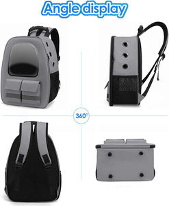 Mochila Transportadora para Mascotas, Gatos y Perros Pequeños, Malla de Ventilación Transpirable, para Viajes y Senderismo - Product Image 3