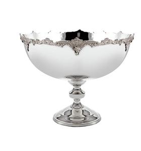 Bol à fruits rond en acier inoxydable de haute qualité, écologique, argenté et doré, pour la décoration de la maison - Product Image 1