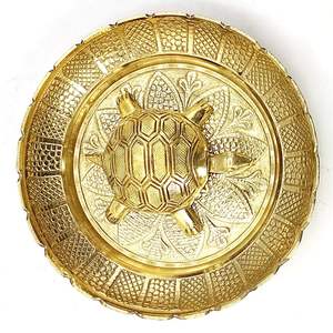 Métal Feng Shuai doré tortue plaque de verre tortue pièce maîtresse nouveauté créative décoration de la maison maison - Product Image 5