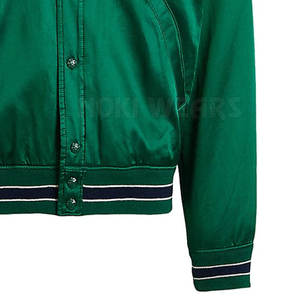 Veste d'hiver confortable pour l'extérieur, style Letterman en satin, coupe droite, imperméable, coupe-vent, respirante, écologique et légère - Product Image 6