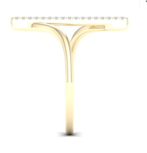 Igi แหวนหมั้นเพชรสำหรับผู้หญิงได้รับการรับรองจาก GIA Hpht CVD ประดับ3CT-14K สีทองล้วน - Product Image 3