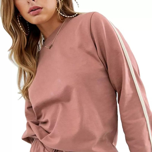 Survêtements personnalisés pour femmes, ensembles de survêtements de sport, survêtements d'entraînement, 100% coton, streetwear, service OEM - Product Image 6