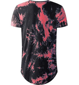 T-shirt pour homme en coton 100% écologique, respirant, à séchage rapide, coupe ample, imprimé sur mesure de haute qualité - Product Image 2