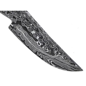 มีด JEXMOO ทำมือจากเหล็กดามัสกัส ใบมีดเปล่า ลายหยดน้ำอเนกประสงค์ พร้อมเป็นของขวัญที่สมบูรณ์แบบ เหมาะสำหรับใช้งานกลางแจ้ง - Product Image 3