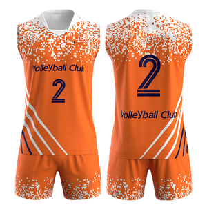 Camiseta de Voleibol con Logotipo Personalizado al por Mayor, Conjunto Unisex Estampado, Diseño Único, Impresión por Transferencia de Calor, 100% Poliéster de Alta Calidad, 160g - Product Image 1