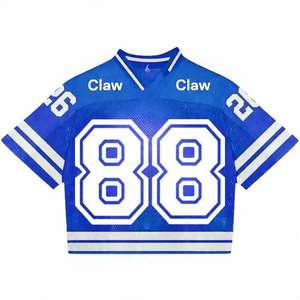 เสื้อเจอร์ซีย์ฟุตบอลอเมริกันแบบคลาสสิกเสื้อฟุตบอลสตรีทระบายอากาศได้ดีเสื้อทีม - Product Image 4