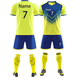 Conjunto de Camiseta de Fútbol para Hombre, Personalizable, Multicolor, con Parches, Ropa Deportiva de Entrenamiento, Exportación - Product Image 5