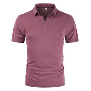 Top Design Men's Casual Short Sleeve for <b>Polo</b> <b>Shirts</b> Breathable Cotton Plain <b>Shirt</b> <b>with</b> Custom Logo Colorful and Comfortable - Product Image 5