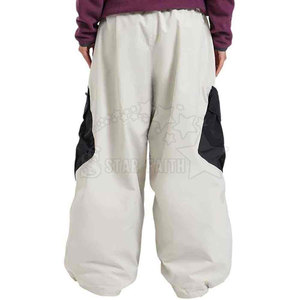 Pantalones de Esquí Casuales Ligeros y Fáciles de Usar, Estilo Invernal, Suaves, Cómodos, Transpirables, de Poliéster/Nailon, con Forro Cálido para Actividades en la Nieve - Product Image 3