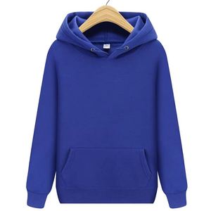 Nuevo jersey liso para hombre, sudaderas con capucha Unisex para mujer, venta al por mayor, informal, Polar, poliéster, temporada de otoño, cuello con capucha, logotipo impreso en la parte delantera - Product Image 1