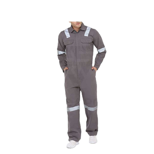 100% coton Ultima FR combinaison vêtements de travail résistant au feu ignifuge polyester matériel uniformes pour les travailleurs - Product Image 2