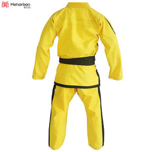 Vente en gros d'uniformes de Jiu Jitsu avec logo personnalisé Kimono BJJ Gi Judo Gi pour l'entraînement et la compétition pour le karaté Taekwondo Vêtements d'arts martiaux - Product Image 6