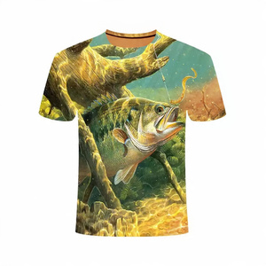 เสื้อยืดแขนสั้นของผู้ชายผ้าโพลีเอสเตอร์แห้งเร็ว - Product Image 3