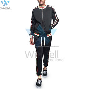 Conjunto Deportivo Personalizado de Alta Calidad, Pantalones Deportivos y Sudadera con Capucha, Estilo Urbano, para Hombre, de Dos Piezas, de Algodón/Poliéster para Invierno - Product Image 4