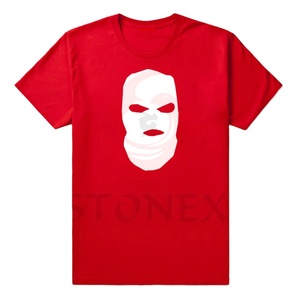 T-shirt de sport à col rond et respirant pour hommes, vêtement de rue, entraînement, décontracté, couleur unie - Product Image 1