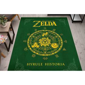 Alfombra Zelda: Decoración Verde para Sala de Juegos, Alfombra Antideslizante para Gamers, Alfombra de Chenilla - Product Image 3