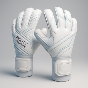 ถุงมือผู้รักษาประตูยางเยอรมันเกรดมืออาชีพได้รับการออกแบบด้วยมือ - Product Image 2