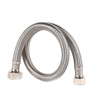 Đầu Nối Ống Nhà Vệ Sinh Linh Hoạt Bằng Thép Không Gỉ Dây Màu Đỏ Và Màu Xanh G1/2 F1/2 - Product Image 3