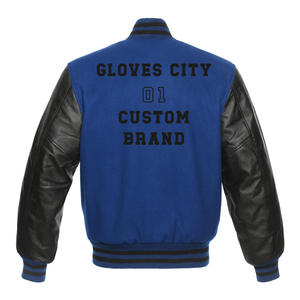 For Winter Best Price Custom Embroidered Patches Front Logo Letterman Varsity Jacket Man - Product Image 3