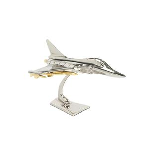 Modelo Decorativo de Avión, Misiles Dorados, Níquel Pulido, Aluminio Fundido, Modelo de Avión de Combate a Escala Personalizada, Decoración para Mesa de Salón - Product Image 3