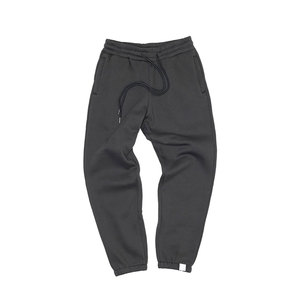 Pantalones de chándal de algodón personalizados, Joggers de felpa francesa de peso pesado, ropa de calle unisex de fábrica OEM/ODM. - Product Image 1