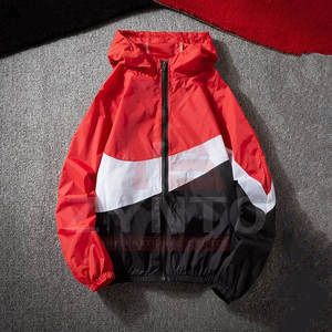 Man's <b>Summer</b> Windbreaker Waterproof UV Blocking Hooded <b>Jacket</b> Latest Design Wholesale Pullover Breathable Windbreaker - Product Image 3