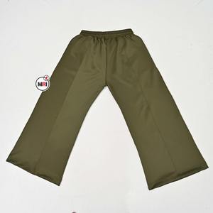 Oversized Flared Track Pants Sweat <b>Trousers</b> Track Wide Leg Women Baggy Flared Mid-<b>weight</b> knit 100 percent polyester men's pants - Product Image 6