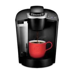 VENTE À PRIX RÉDUIT !! Machine à café électrique Keurig K-Classic à dosettes K-Cup individuelles avec 3 tailles de préparation, réservoir amovible de 48 oz, noir - Product Image 1