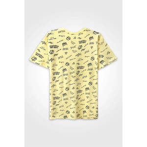 Max Brand T-shirt graphique décontracté pour femme jaune taille XL coton respirant motif animal animé brodé ample pour l'été - Product Image 3