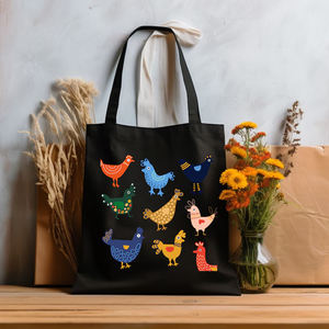 กระเป๋าผ้าใบผ้าฝ้ายแท้สำหรับ100% เป็นมิตรกับสิ่งแวดล้อมพับเก็บได้และเหมาะสำหรับการพิมพ์ส่วนบุคคล - Product Image 2