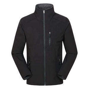 Ropa de escalada al aire libre impermeable más vendida, chaquetas de poliéster Softshell deportivas personalizadas para hombres, abrigos, chaqueta Softshell 2025 - Product Image 3