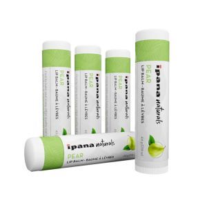 Ipana Natural <b>Lip</b> Balm with Vitamin E Organic Pear Flavor Moisturizing <b>Lip</b> Mask Oil 50pk Made in Canada - Product Image 2