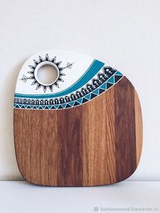 Vente chaude conçu planche à découper en bois avec émail dans différentes formes et tailles - Product Image 4
