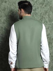 Chaleco Tradicional Étnico Hecho a Mano para Hombre, Costuras Premium, Ropa Casual de Verano, Impermeable, Resistente al Viento y Transpirable - Product Image 4