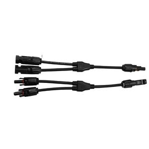 Connecteur solaire MC4 en Y à trois voies, mâle et femelle, pour panneaux photovoltaïques et autres connecteurs - Product Image 1